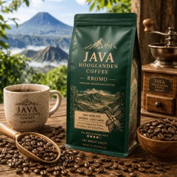 Bromo Robusta Roasted Coffee | Premium Indonesian Roasted Coffee Export
